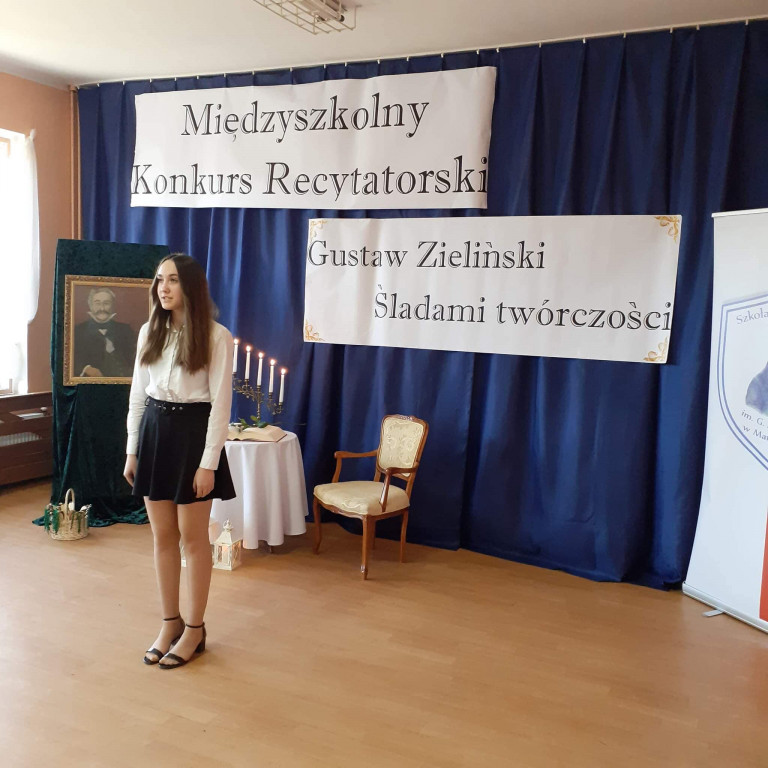Konkurs recytatorski w SP im. Gustawa Zielińskiego w Markowicach