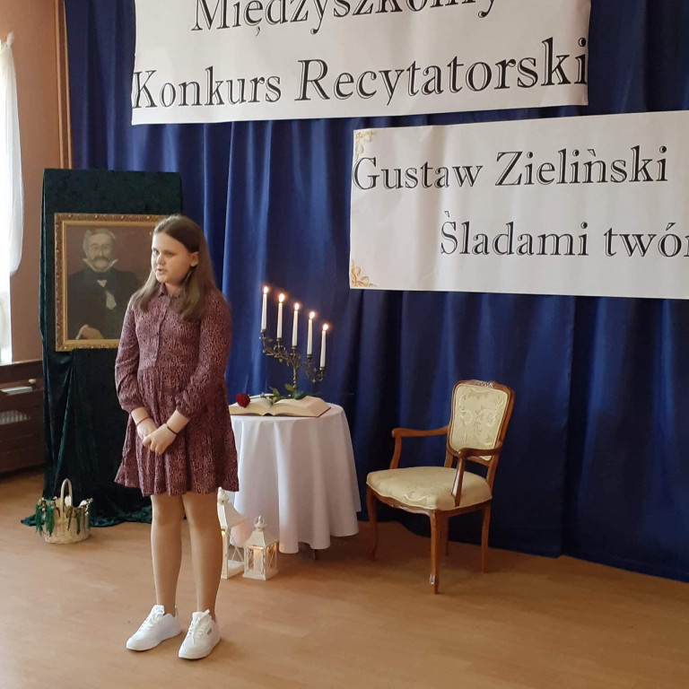 Konkurs recytatorski w SP im. Gustawa Zielińskiego w Markowicach