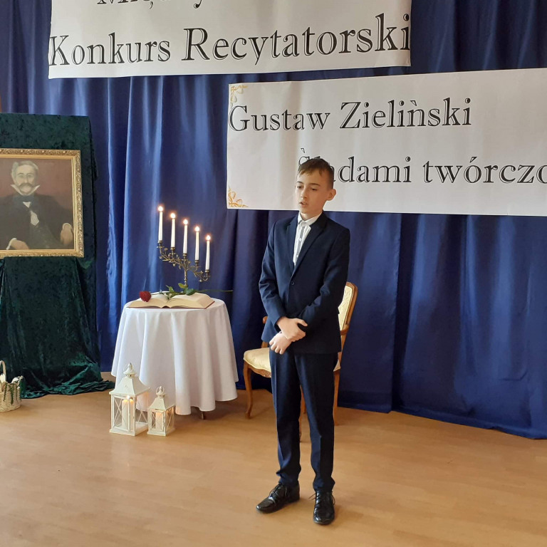 Konkurs recytatorski w SP im. Gustawa Zielińskiego w Markowicach