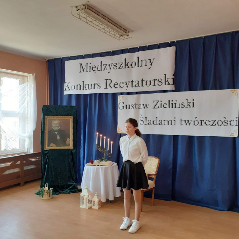 Konkurs recytatorski w SP im. Gustawa Zielińskiego w Markowicach