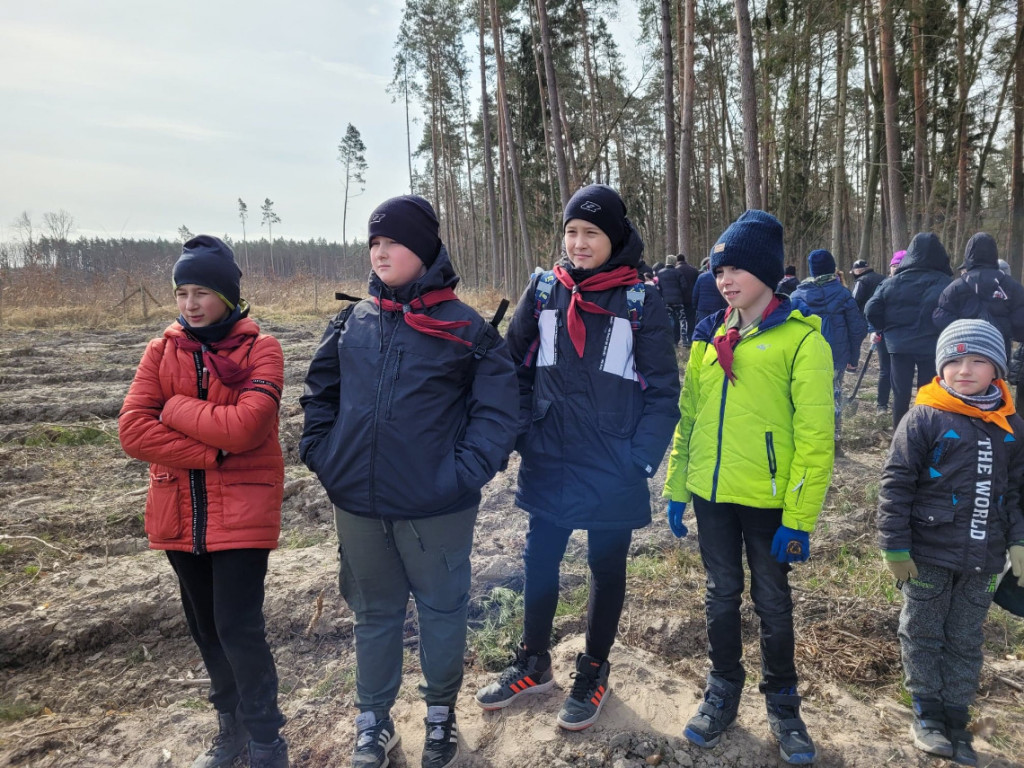 Dobrze wykorzystana sobota - sadzili las w Miradzu
