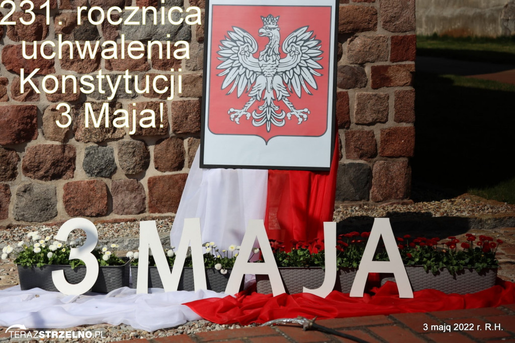 Majówka dobiegła końca, Strzelnianie godnie uczcili Święto Konstytucji 3 Maja.