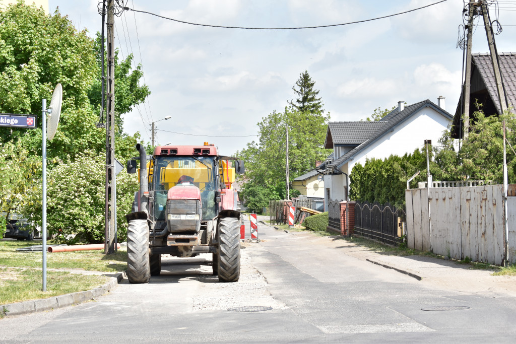 Ruszył remont ul Kościuszki w Strzelnie