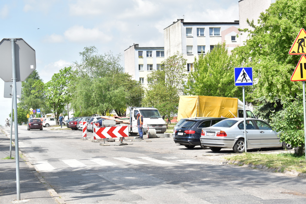 Ruszył remont ul Kościuszki w Strzelnie