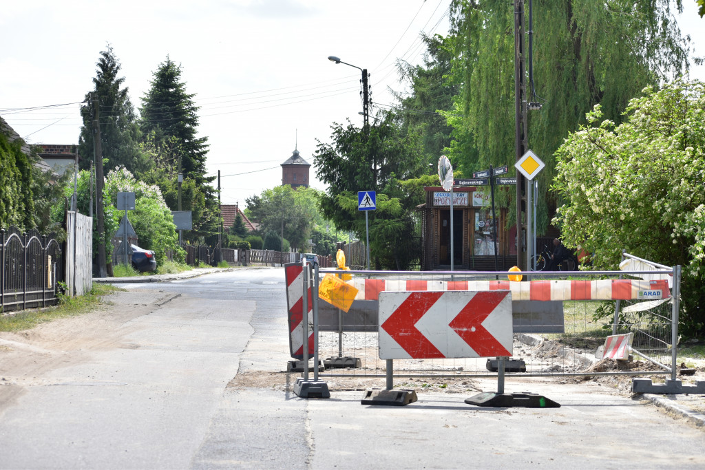 Ruszył remont ul Kościuszki w Strzelnie
