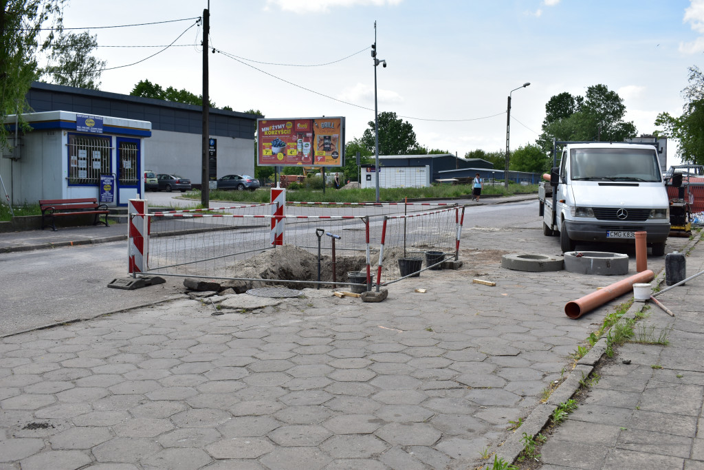 Ruszył remont ul Kościuszki w Strzelnie