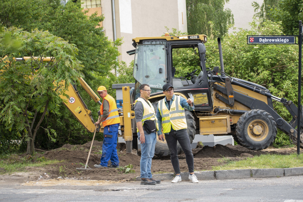 Trwają prace na ul. Kościuszki. Kiedy zostanie zamknięta cała ulica?