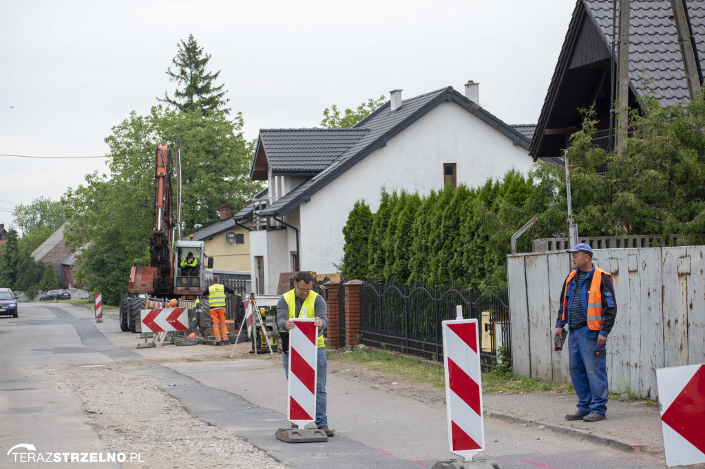 Trwają prace na ul. Kościuszki. Kiedy zostanie zamknięta cała ulica?