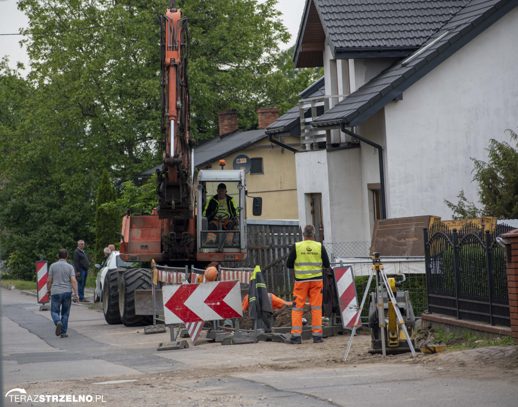 Trwają prace na ul. Kościuszki. Kiedy zostanie zamknięta cała ulica?