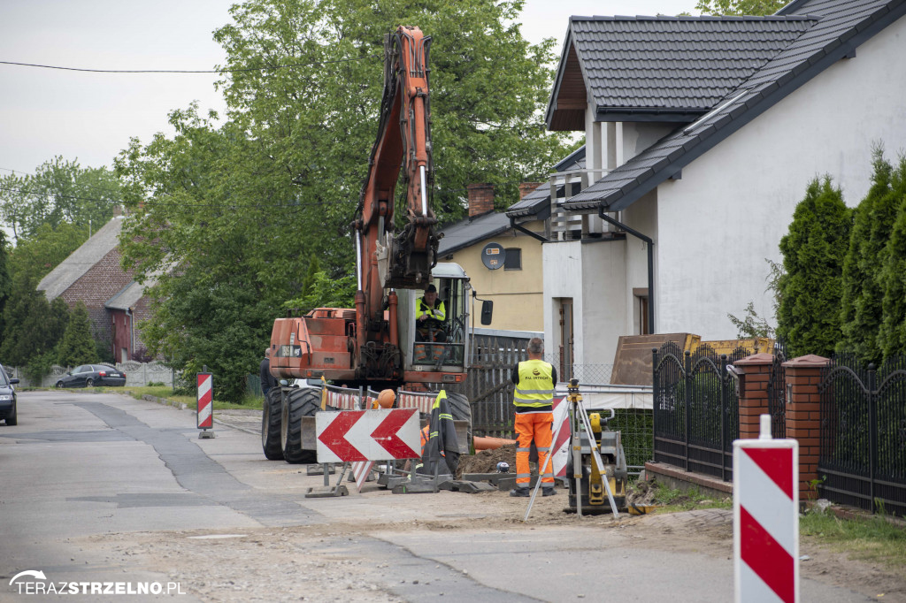 Trwają prace na ul. Kościuszki. Kiedy zostanie zamknięta cała ulica?
