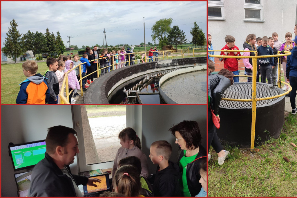 Wyjazd klasy trzeciej do Oczyszczalni Ścieków w Strzelnie Klasztornym