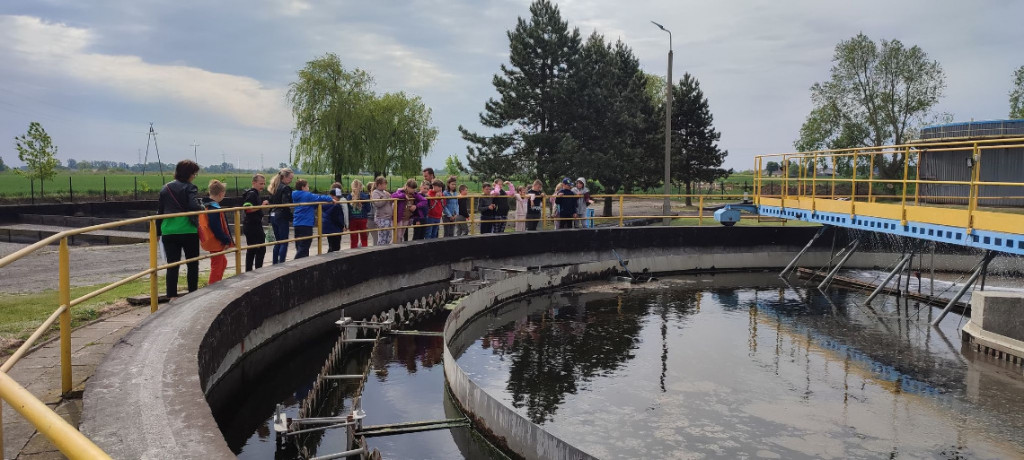 Wyjazd klasy trzeciej do Oczyszczalni Ścieków w Strzelnie Klasztornym