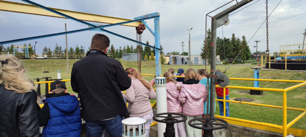 Wyjazd klasy trzeciej do Oczyszczalni Ścieków w Strzelnie Klasztornym