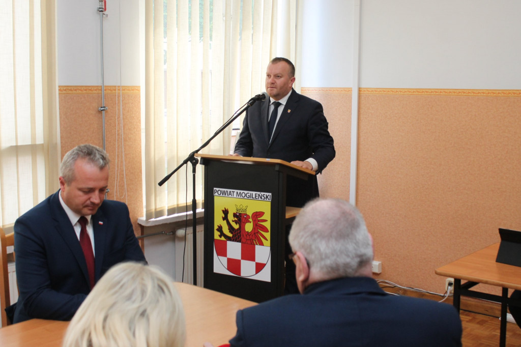 Konferencja prasowa z udziałem Wojewody Mikołaja Bogdanowicza