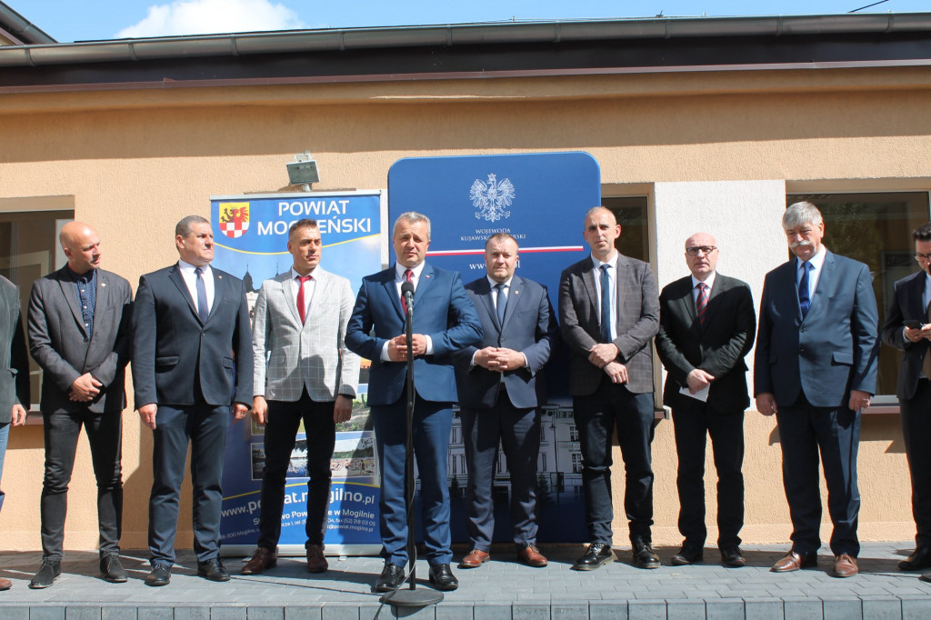 Konferencja prasowa z udziałem Wojewody Mikołaja Bogdanowicza
