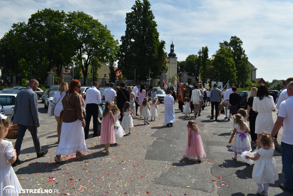 Ulicami Strzelna przeszła procesja Bożego Ciała - galeria
