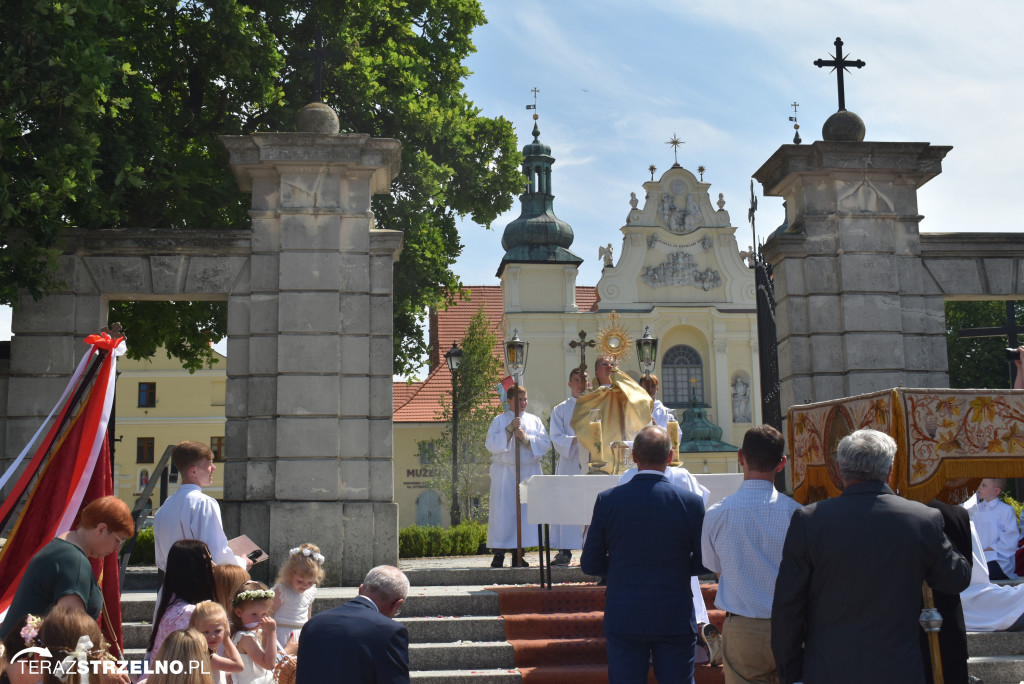 Ulicami Strzelna przeszła procesja Bożego Ciała - galeria
