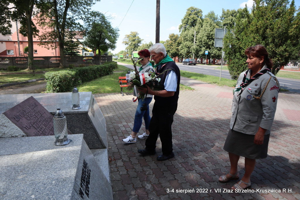 VII Harcerski Złaz Strzelno - Kruszwica. Starszyzna harcerska odwiedziła także Strzelno