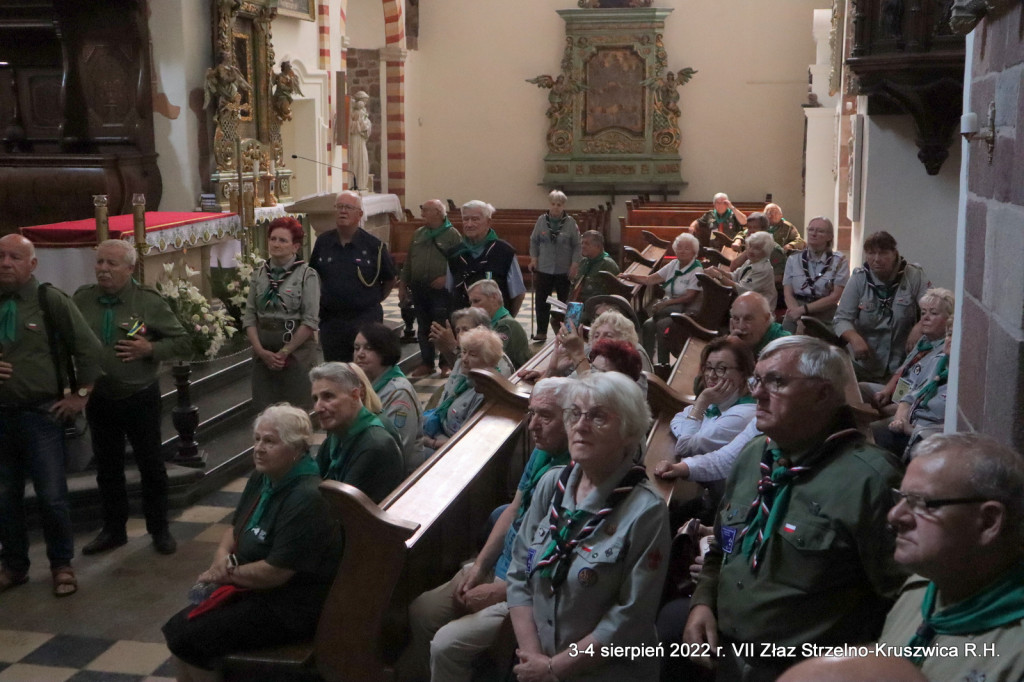 VII Harcerski Złaz Strzelno - Kruszwica. Starszyzna harcerska odwiedziła także Strzelno