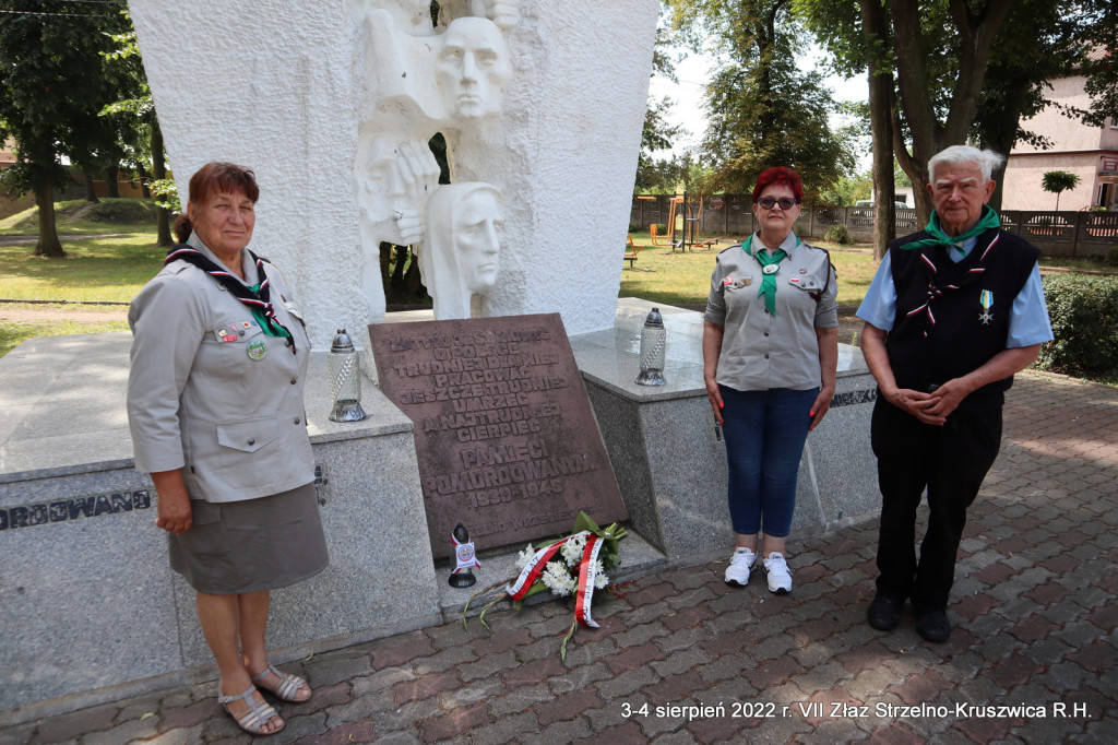VII Harcerski Złaz Strzelno - Kruszwica. Starszyzna harcerska odwiedziła także Strzelno