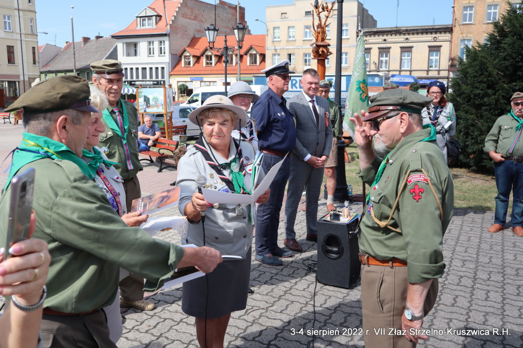 VII Harcerski Złaz Strzelno - Kruszwica. Starszyzna harcerska odwiedziła także Strzelno