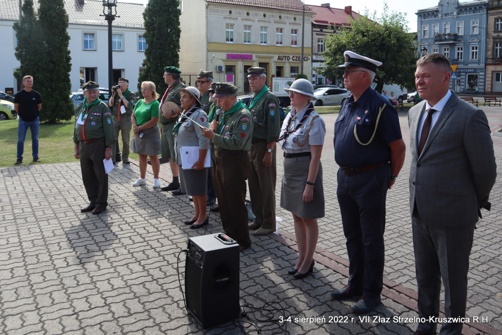 VII Harcerski Złaz Strzelno - Kruszwica. Starszyzna harcerska odwiedziła także Strzelno