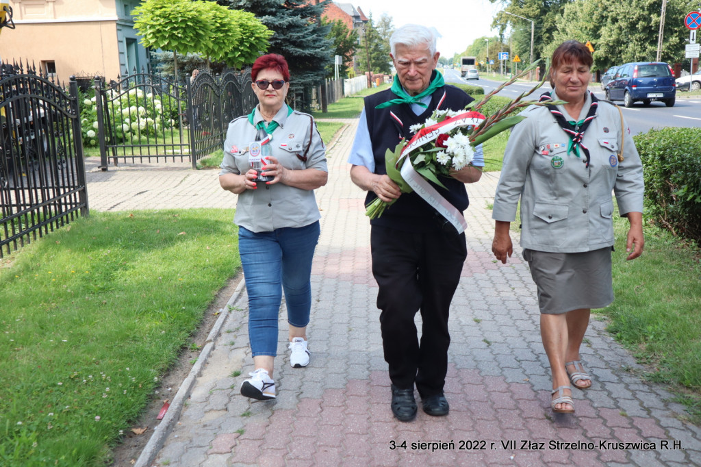 VII Harcerski Złaz Strzelno - Kruszwica. Starszyzna harcerska odwiedziła także Strzelno