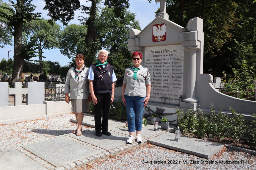 VII Harcerski Złaz Strzelno - Kruszwica. Starszyzna harcerska odwiedziła także Strzelno