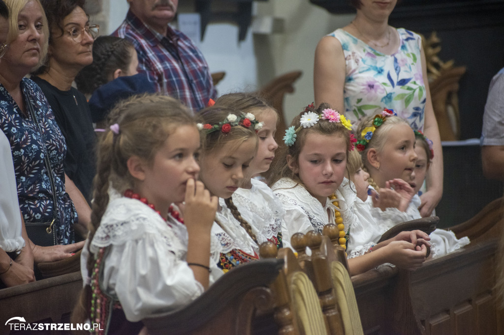Podziękowanie Bogu za plony - dożynki gminno - parafialne - Strzelno 2022