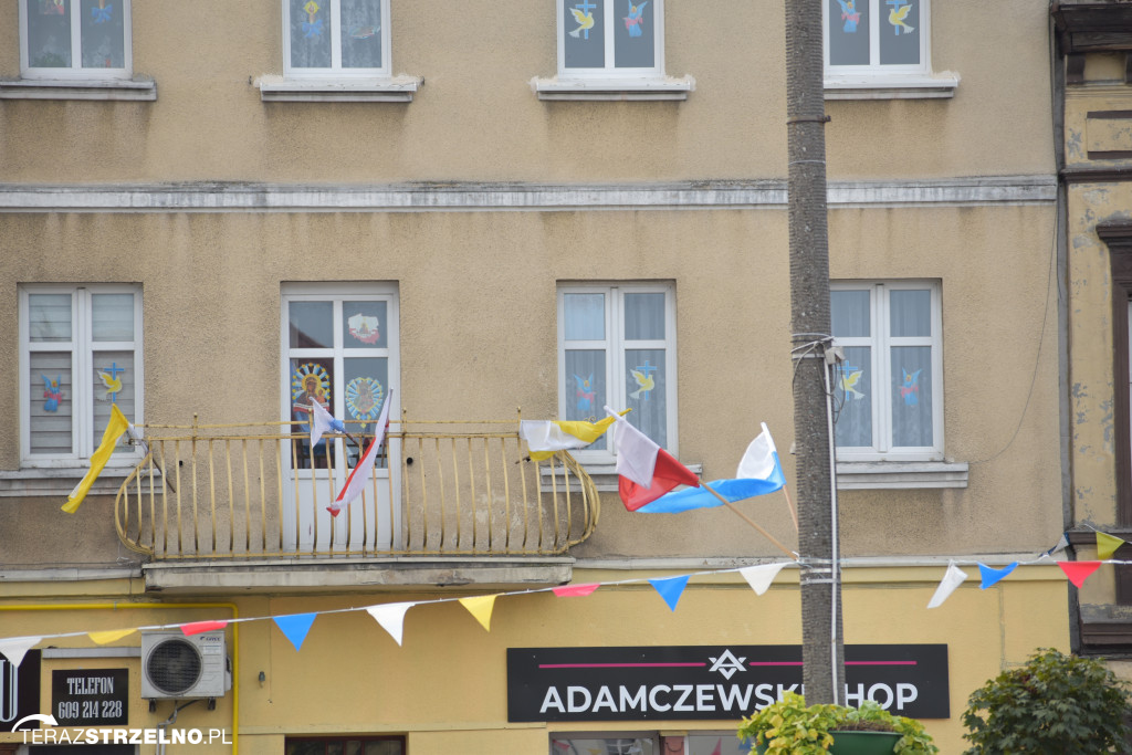 Powitanie Obrazu Matki Bożej Częstochowskiej w Strzelnie