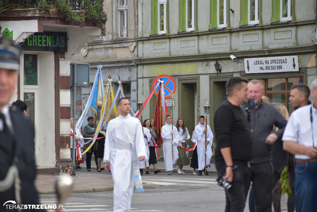 Powitanie Obrazu Matki Bożej Częstochowskiej w Strzelnie
