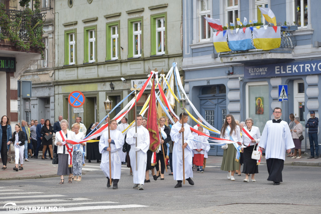 Powitanie Obrazu Matki Bożej Częstochowskiej w Strzelnie