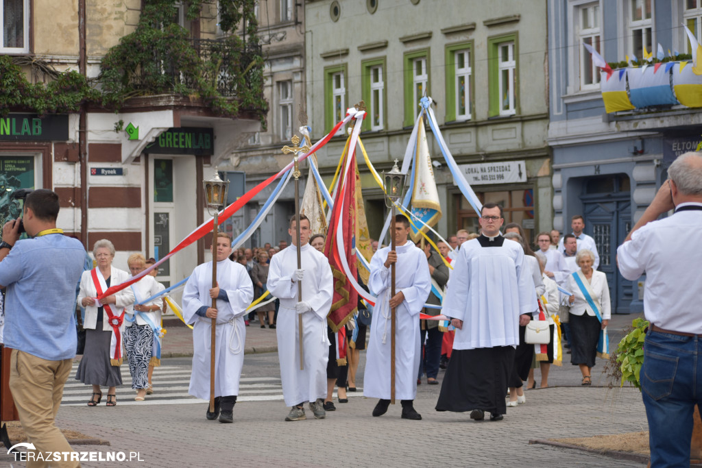 Powitanie Obrazu Matki Bożej Częstochowskiej w Strzelnie