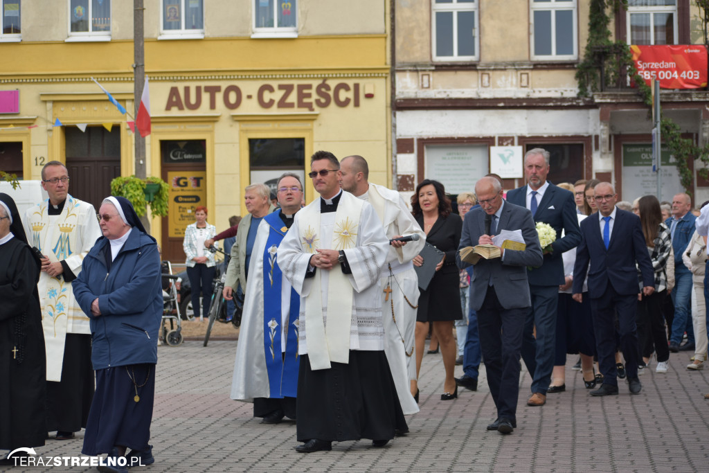 Powitanie Obrazu Matki Bożej Częstochowskiej w Strzelnie