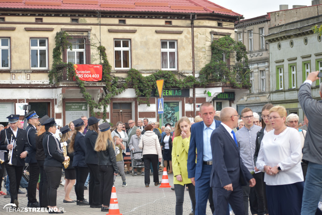 Powitanie Obrazu Matki Bożej Częstochowskiej w Strzelnie