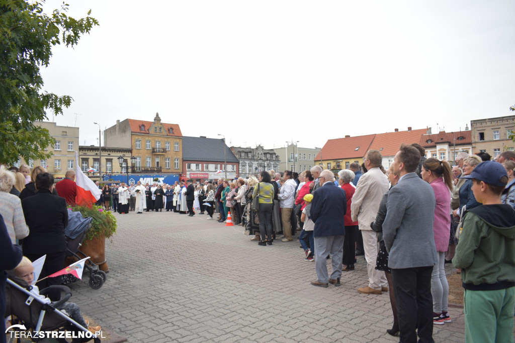 Powitanie Obrazu Matki Bożej Częstochowskiej w Strzelnie