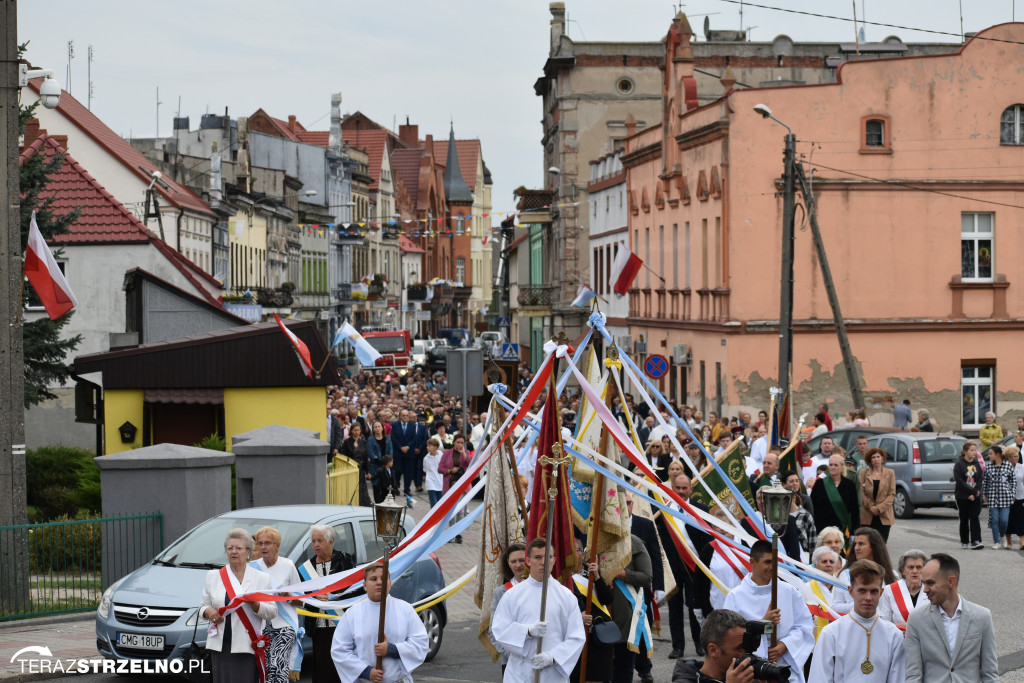 Powitanie Obrazu Matki Bożej Częstochowskiej w Strzelnie