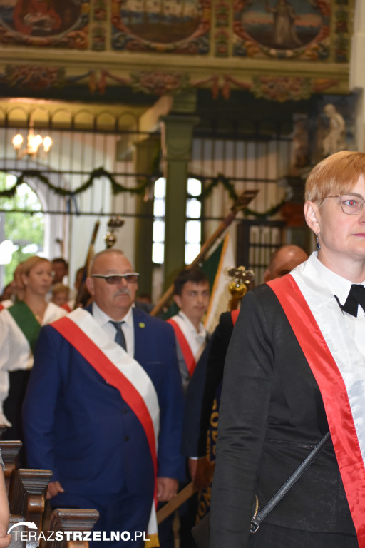 Powitanie Obrazu Matki Bożej Częstochowskiej w Strzelnie