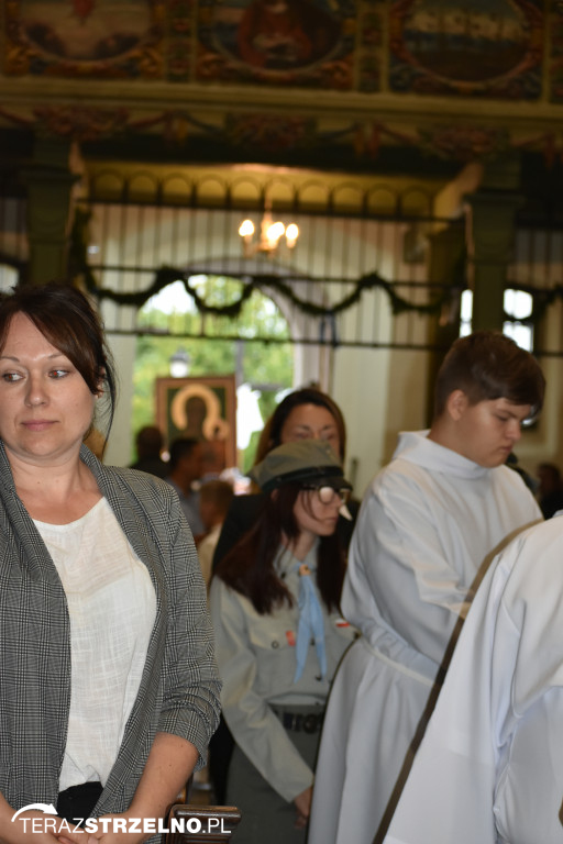 Powitanie Obrazu Matki Bożej Częstochowskiej w Strzelnie