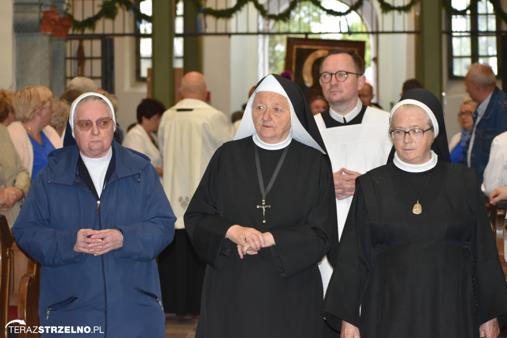 Powitanie Obrazu Matki Bożej Częstochowskiej w Strzelnie