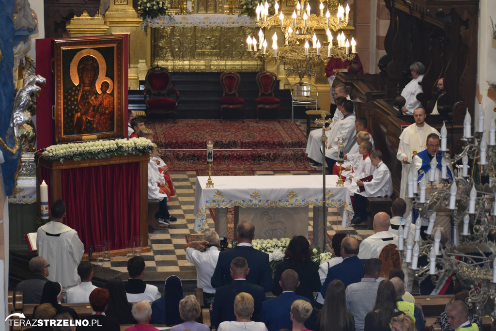 Powitanie Obrazu Matki Bożej Częstochowskiej w Strzelnie