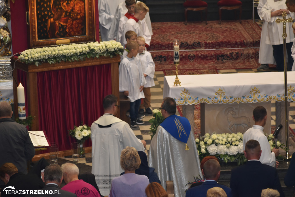 Powitanie Obrazu Matki Bożej Częstochowskiej w Strzelnie