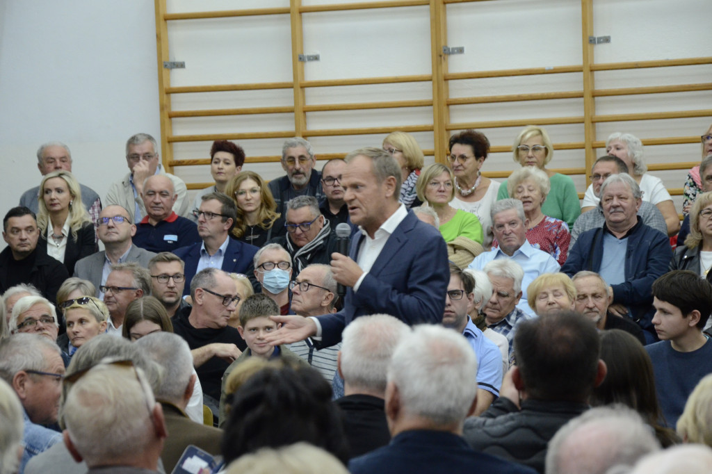 Donald Tusk w regionie: Krytycznie o PiS i rządzie [VIDEO, ZDJĘCIA]