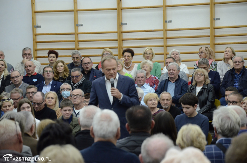 Donald Tusk w regionie: Krytycznie o PiS i rządzie [VIDEO, ZDJĘCIA]