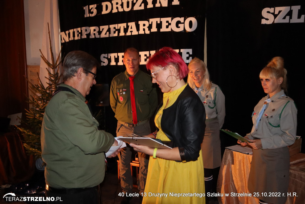 40-lecie działalności 13. Drużyny Harcerskiej Nieprzetartego Szlaku