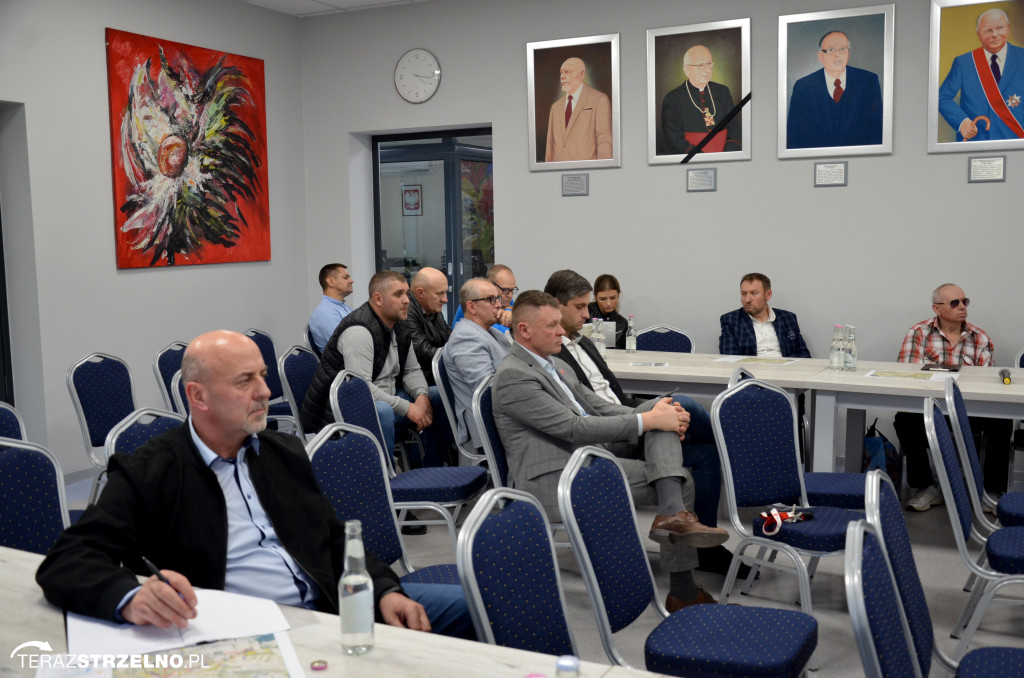 Spotkanie Mieszkańców Strzelna z  przedstawicielami GDDKiA i firmą TRAKT z Katowic