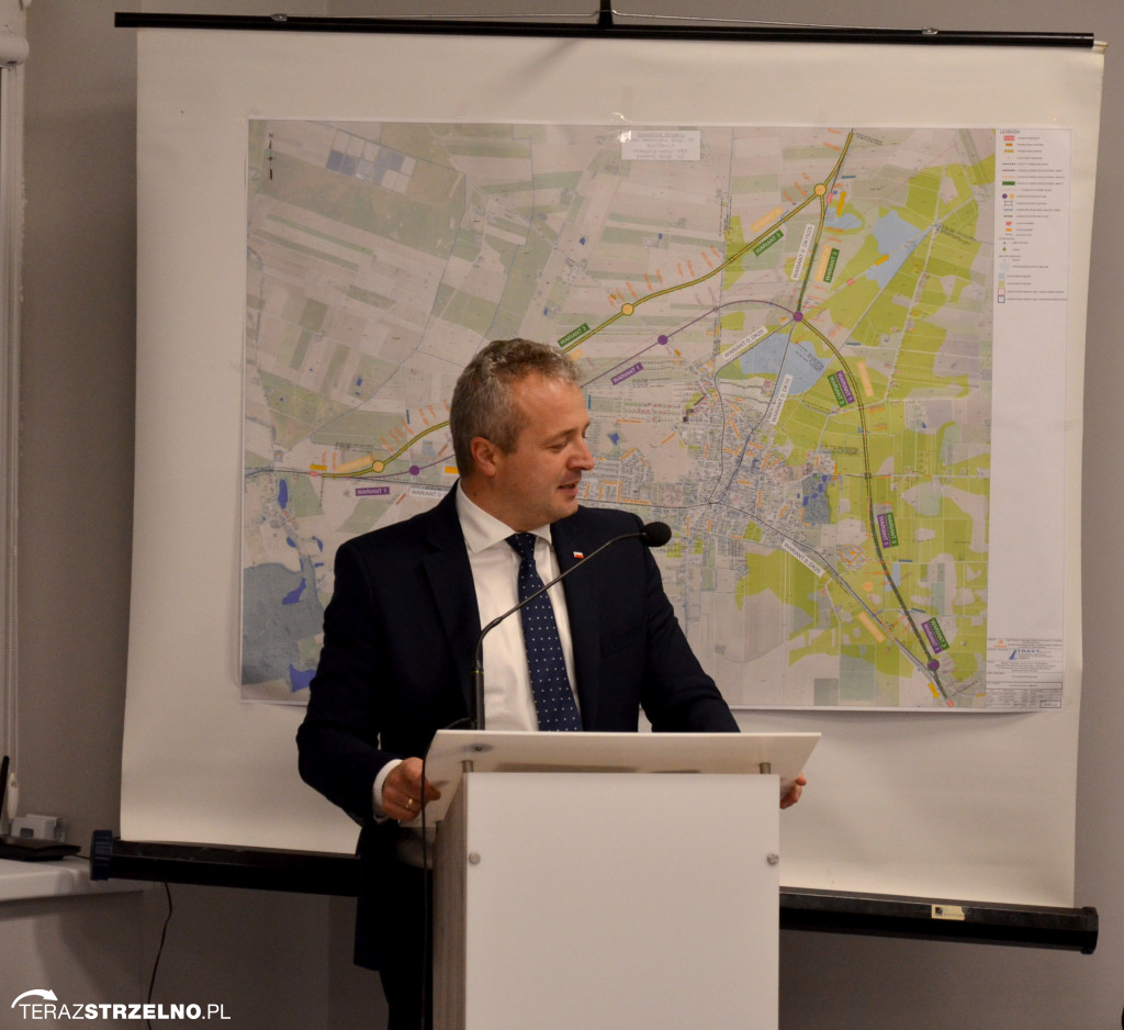 Spotkanie Mieszkańców Strzelna z  przedstawicielami GDDKiA i firmą TRAKT z Katowic