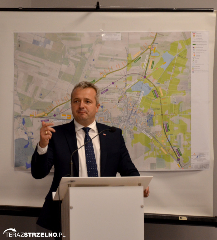 Spotkanie Mieszkańców Strzelna z  przedstawicielami GDDKiA i firmą TRAKT z Katowic