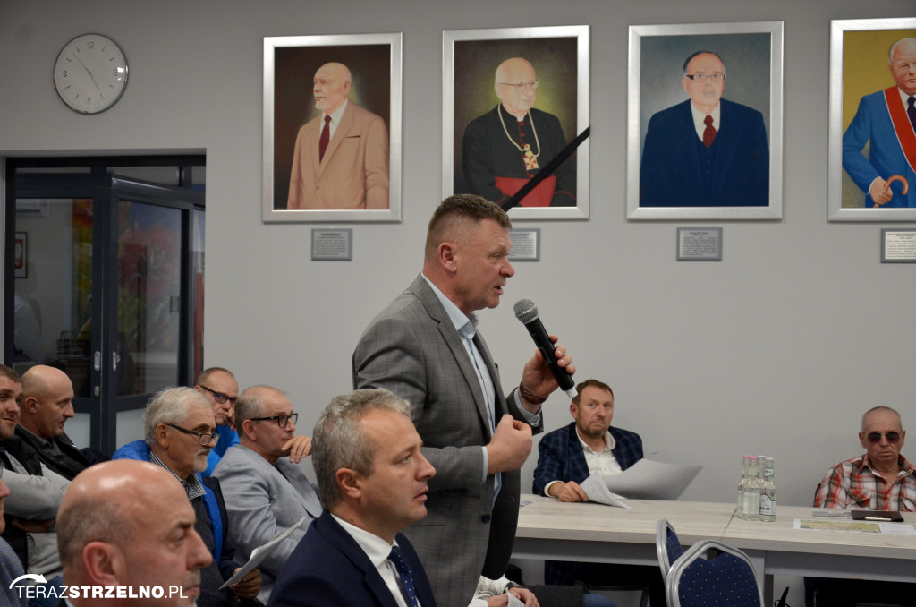 Spotkanie Mieszkańców Strzelna z  przedstawicielami GDDKiA i firmą TRAKT z Katowic