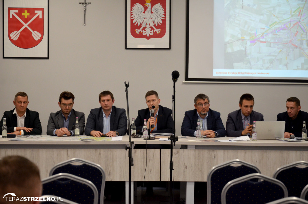 Spotkanie Mieszkańców Strzelna z  przedstawicielami GDDKiA i firmą TRAKT z Katowic